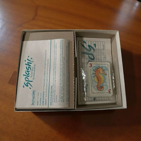 2017 Splash! The Card Game Of Fast Action and Fast Fun Cute Game COMPLETE - Picture 9 of 9